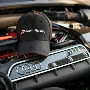 Audi Sport Cap on a Audi Five Cylinder Engine